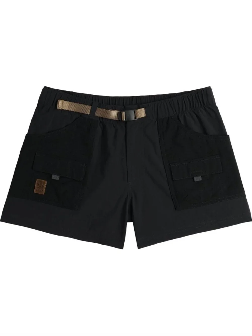 Topo Designs Retro River Shorts in Black/Neutral - Size M